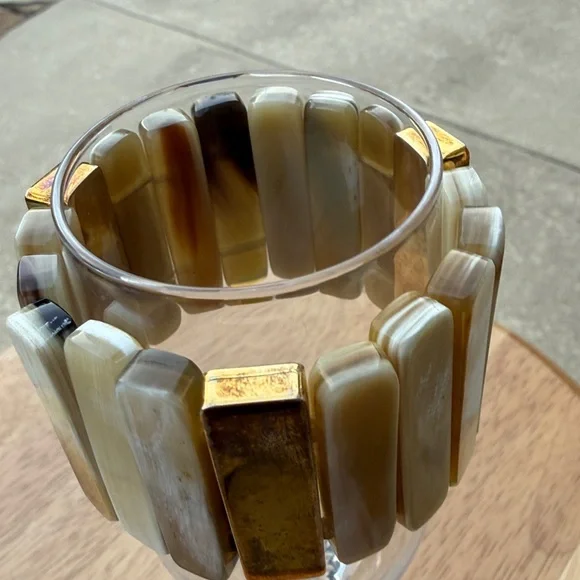 Anthropologie Buffalo Horn Stretch Bracelet!!🔥🔥🔥 - Picture 9 of 15
